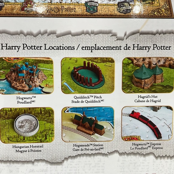 Harry Potter 4D Puzzle Complete With Instructions Hogwarts Wizarding World - Picture 7 of 13